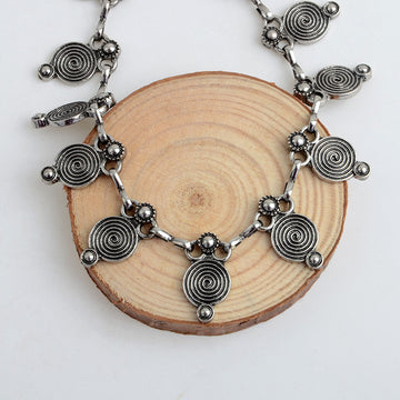 AK156 - Retro Embossed Punk anklet